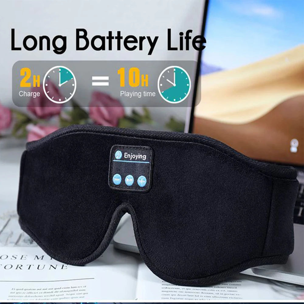 Antifaz Para Dormir Con Audífonos Bluetooth