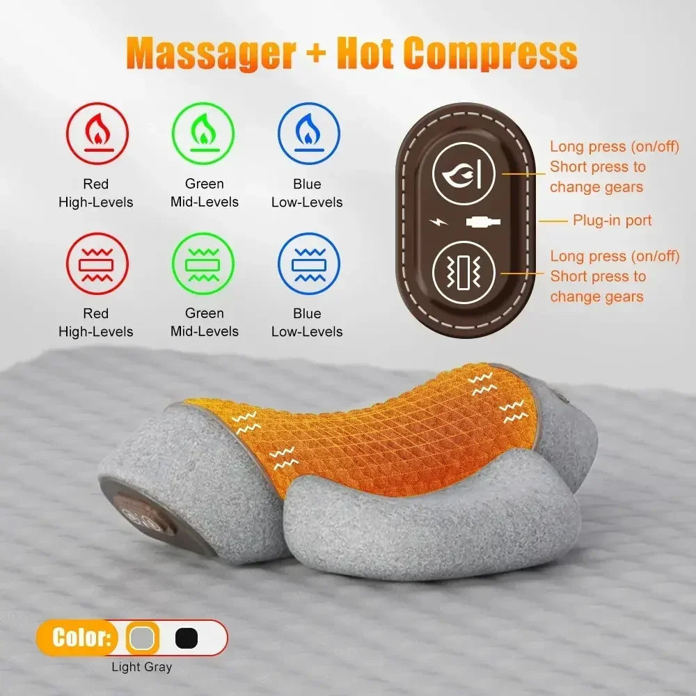 Almohada Cervical Con Compresión De Calor