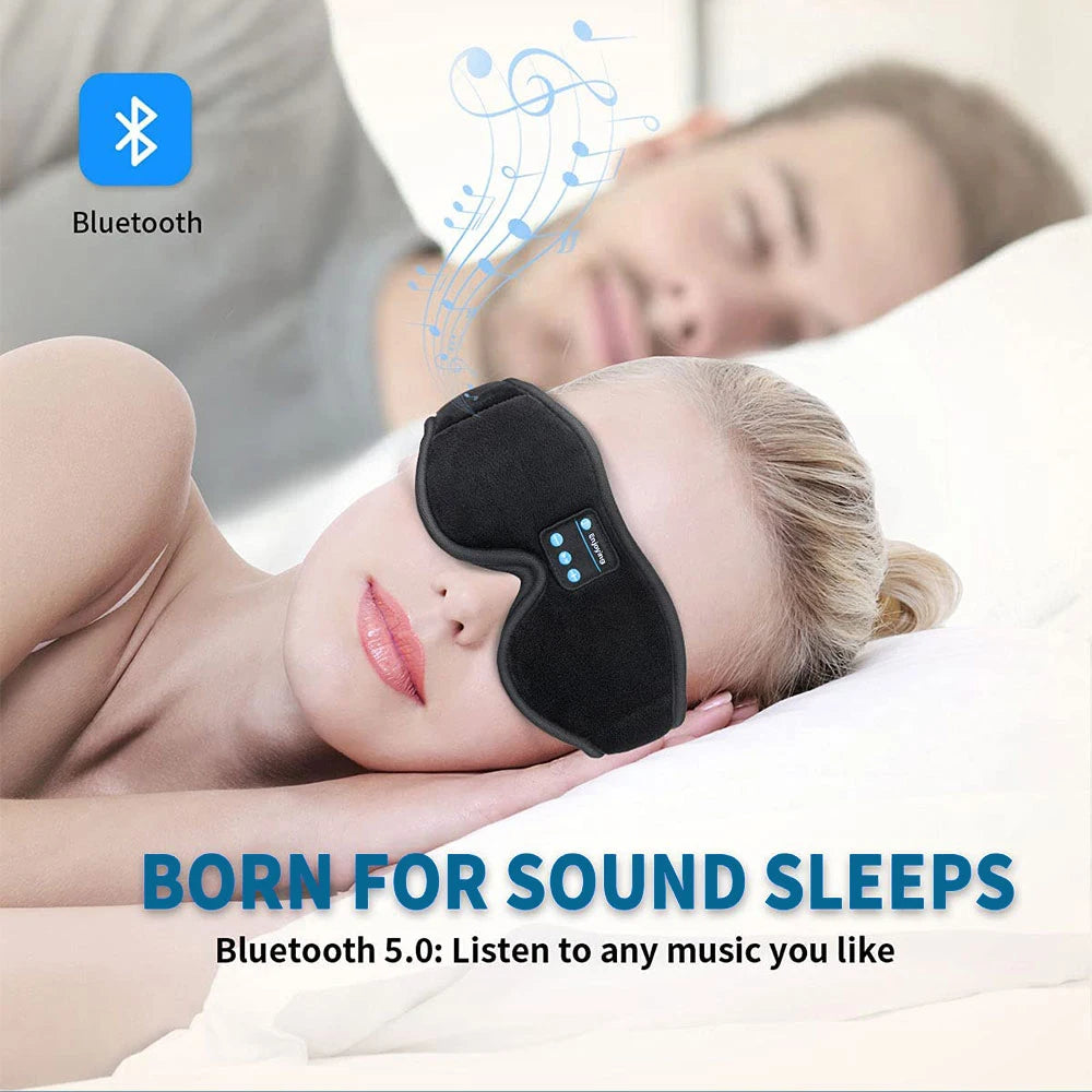 Antifaz Para Dormir Con Audífonos Bluetooth