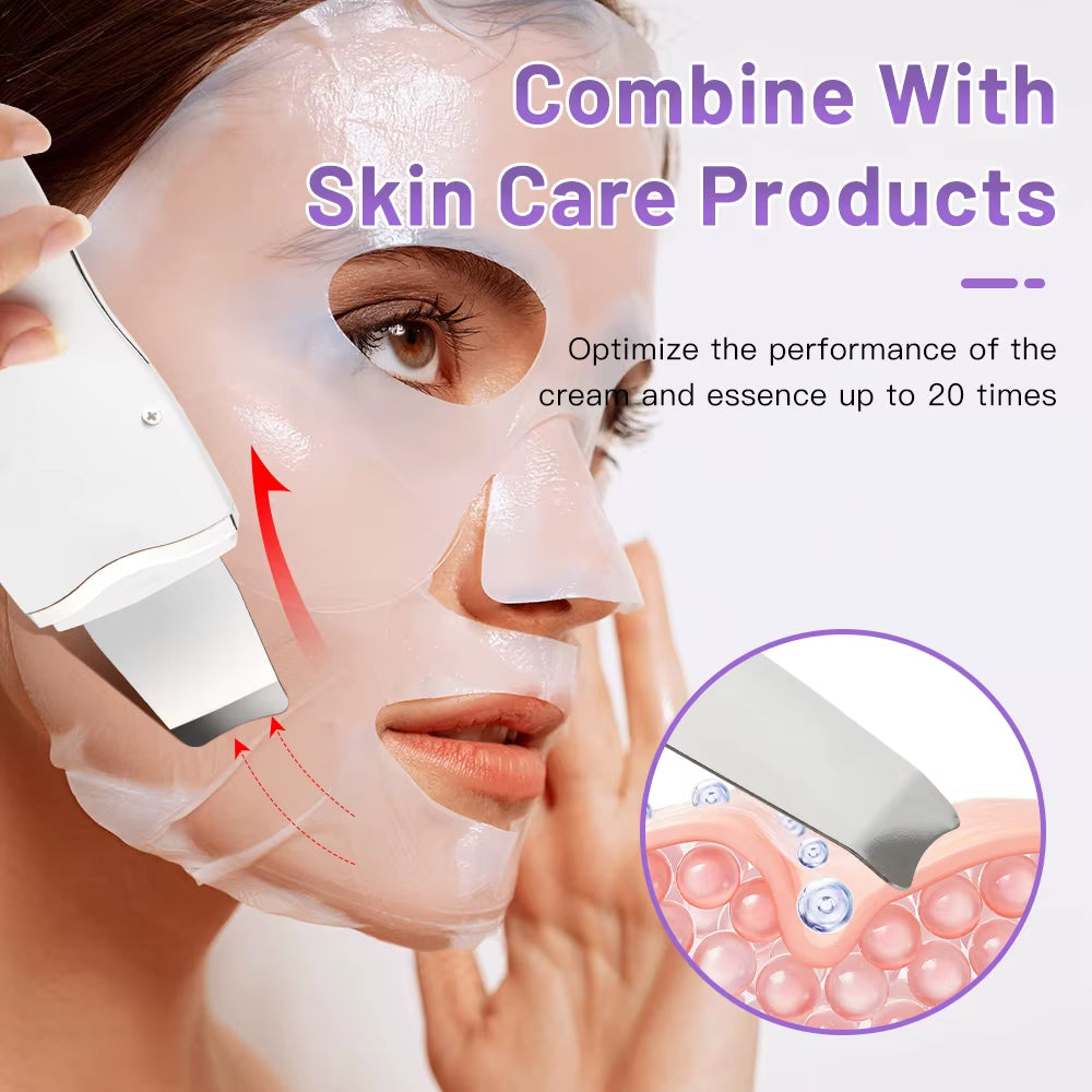 Espátula Ultrasónica De Limpieza Facial