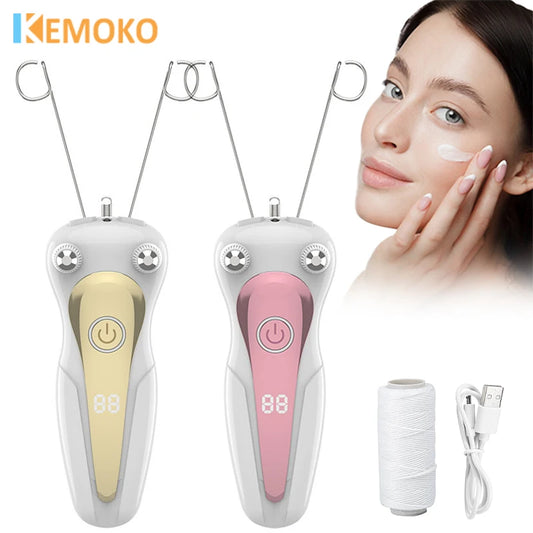 Depilador Facial Eléctrico Con Pantalla LCD