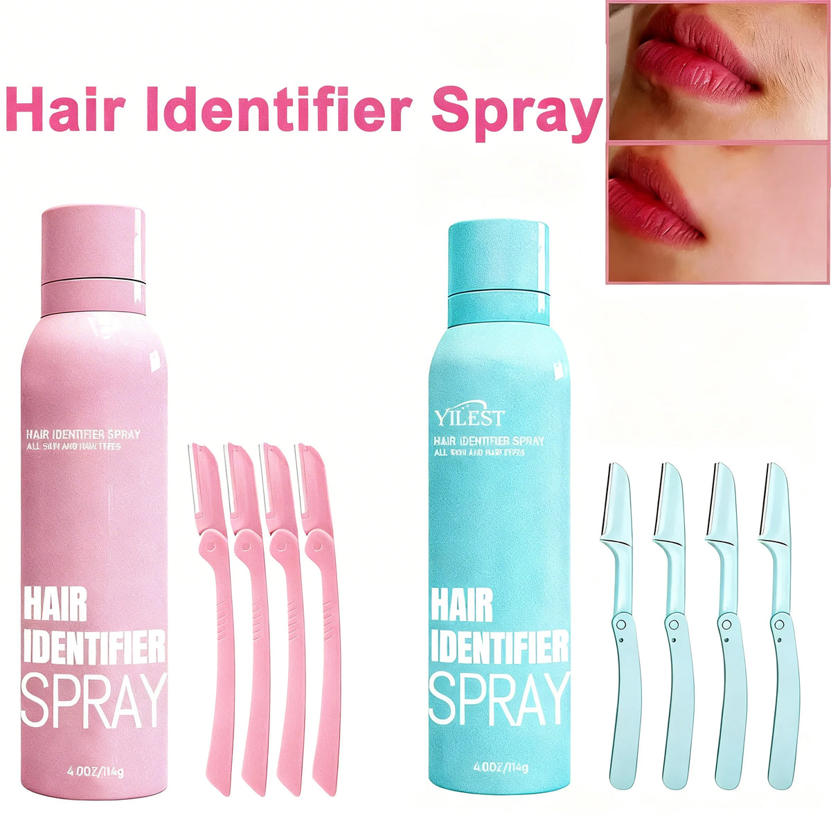 Spray Identificador De Vello Facial Para Depilado