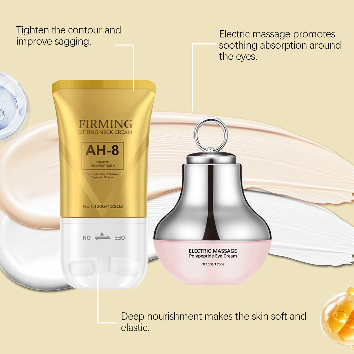 Set Eléctrico De Cuidado De Ojos Y Cuello