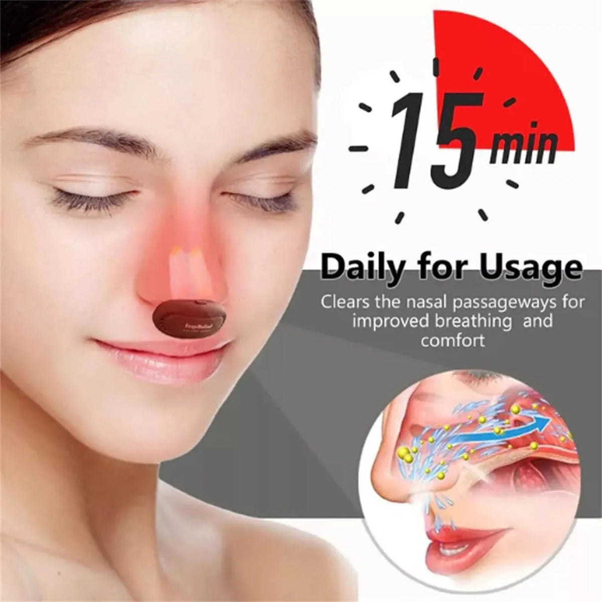 Dispositivo De Terapia Infrarroja Nasal