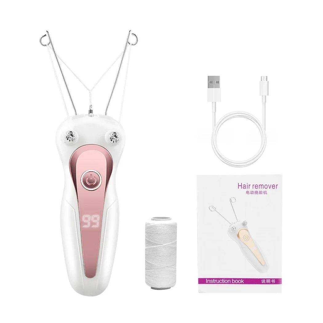 Depilador Facial Eléctrico Con Pantalla LCD