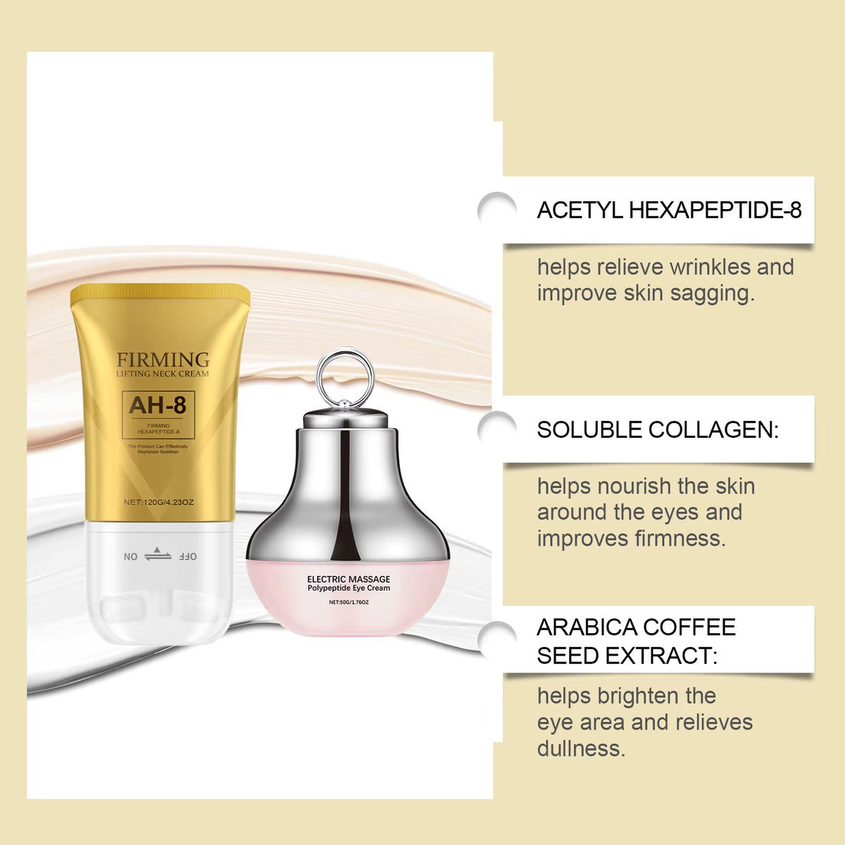 Set Eléctrico De Cuidado De Ojos Y Cuello