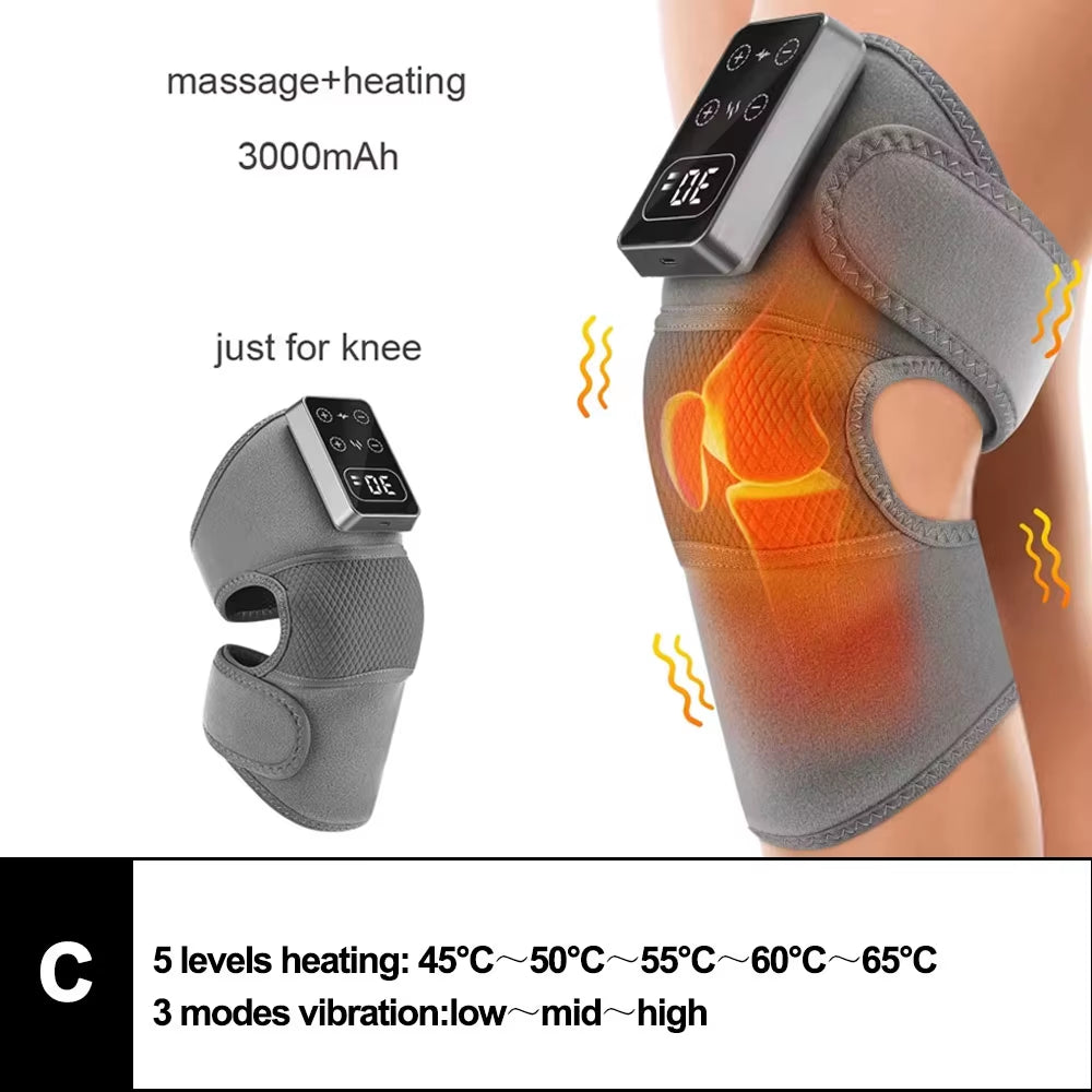 Almohadilla Térmica Y Vibratoria 3 En 1