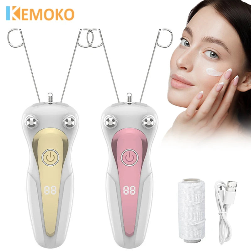 Depilador Facial Eléctrico Con Pantalla LCD