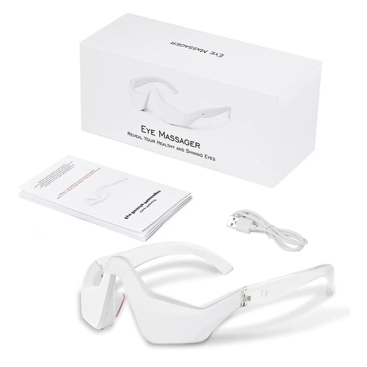 Masajeador De Ojos 3D Con Luz Roja Y EMS
