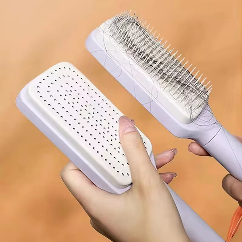 Cepillo Autolimpiante Anticaída De Cabello