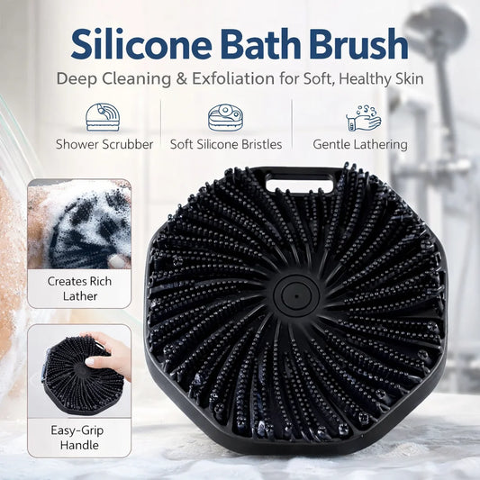 Esponja Exfoliante De Silicona Para Ducha