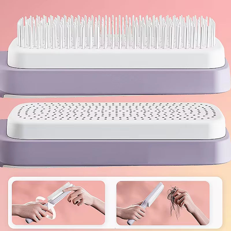 Cepillo Autolimpiante Anticaída De Cabello