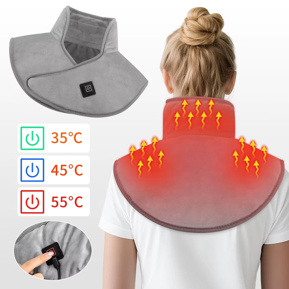 Almohadilla Térmica USB Para Hombro Y Cuello