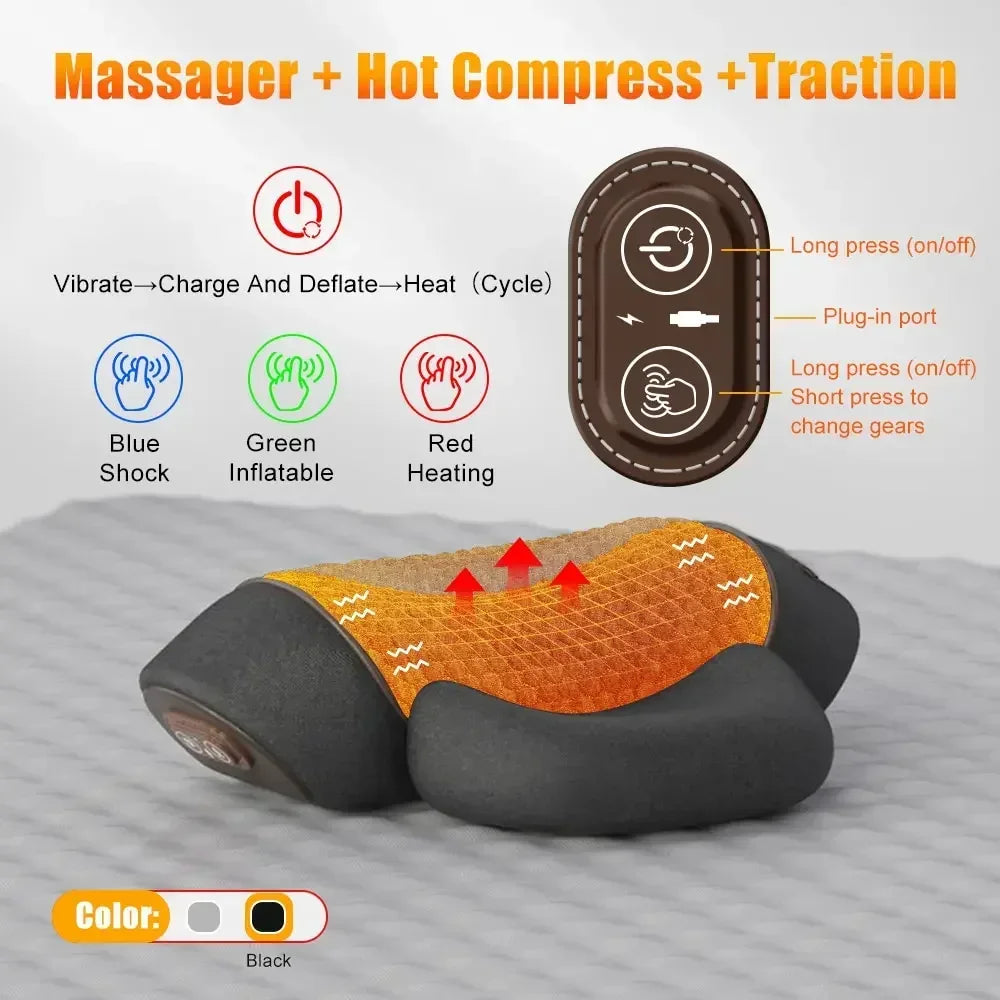 Almohada Cervical Con Compresión De Calor