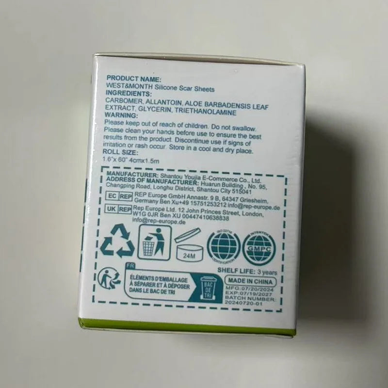 Láminas De Silicona Para Cicatrices